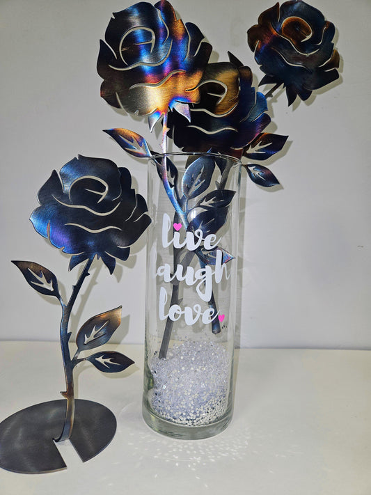 Stand alone Rose, Forever Rose, Laser art rose, Valentine's Day, gift