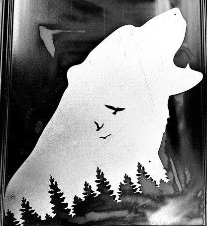 Bear Head Laser Cut Wall Artwork, Custom Gift for Nature Lover