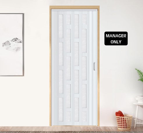 Stainless Steel Manager Only Laser Cut Metal Sign