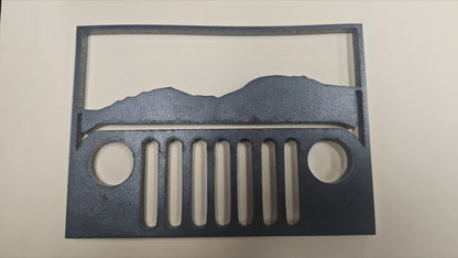 Jeep Grill Design Coaster, Custom