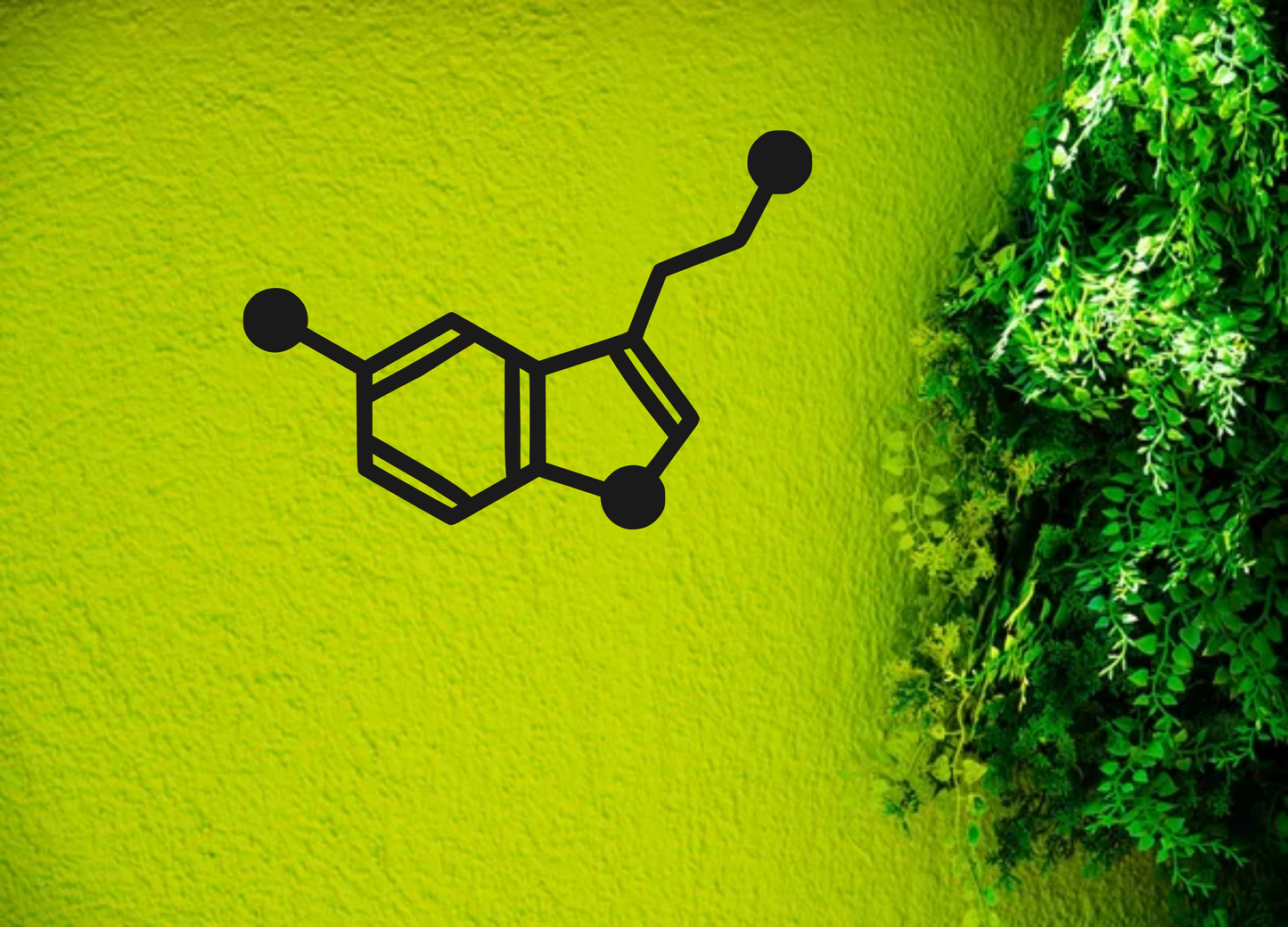 Serotonin Molecule Laser Cut Wall Art