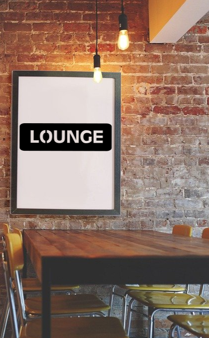 Lounge Laser Cut Wall Sign