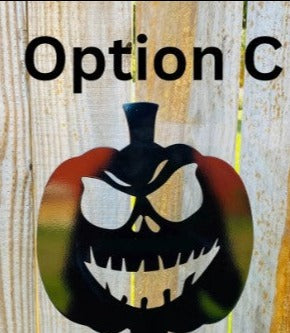 Option C of jack-o-lantern