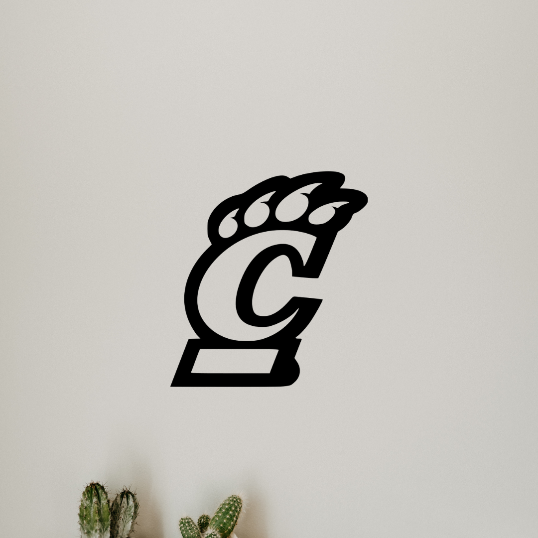 Cincinnati Bearcats Metal Sign