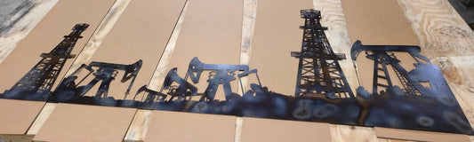 Oil Field Scene, custom, gift, oil field, oil rig