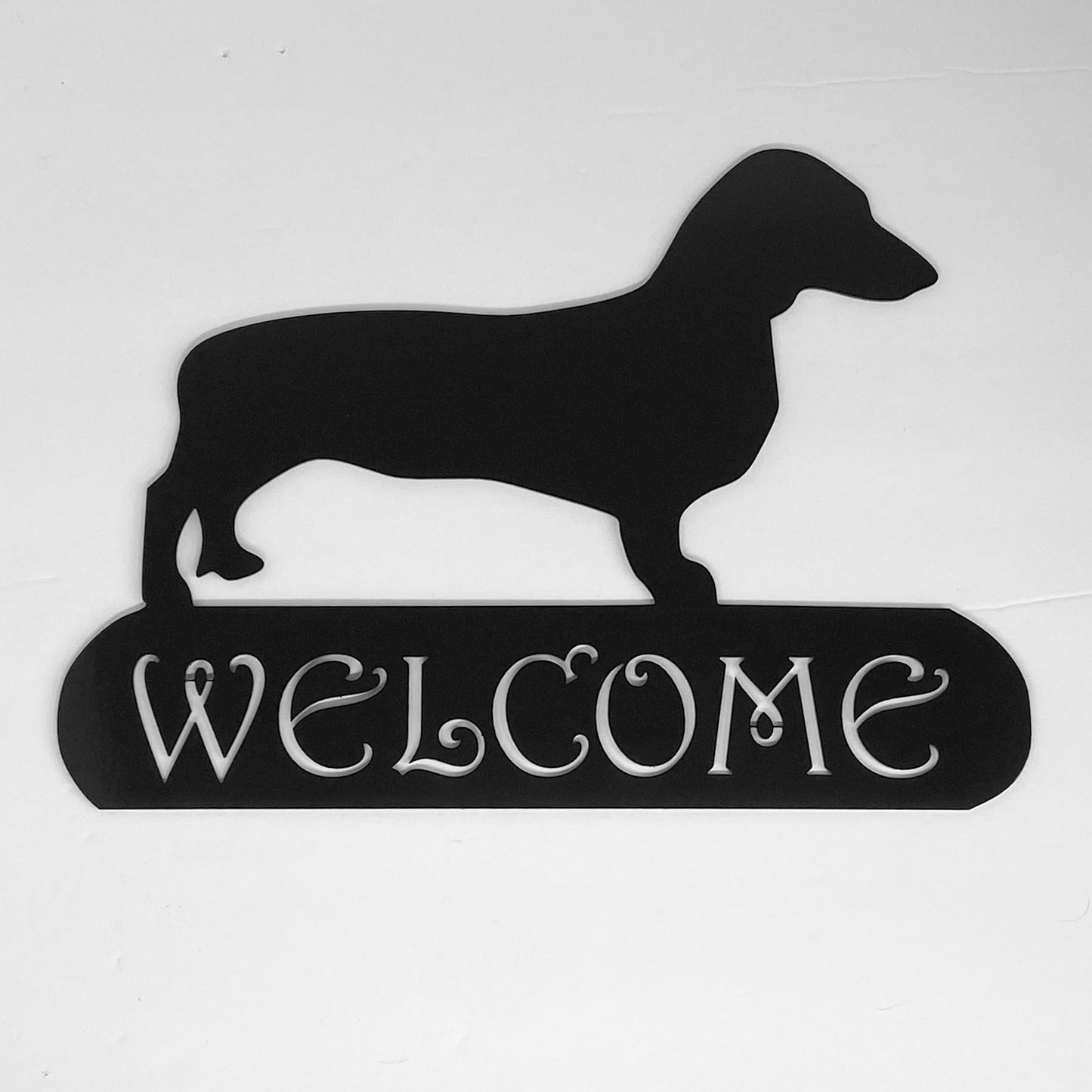 Custom Dog Welcome Metal Sign